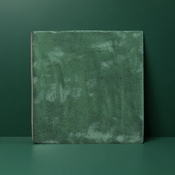 Zellige Green Gloss Wall Tiles 10x10cm - Metro Tiles