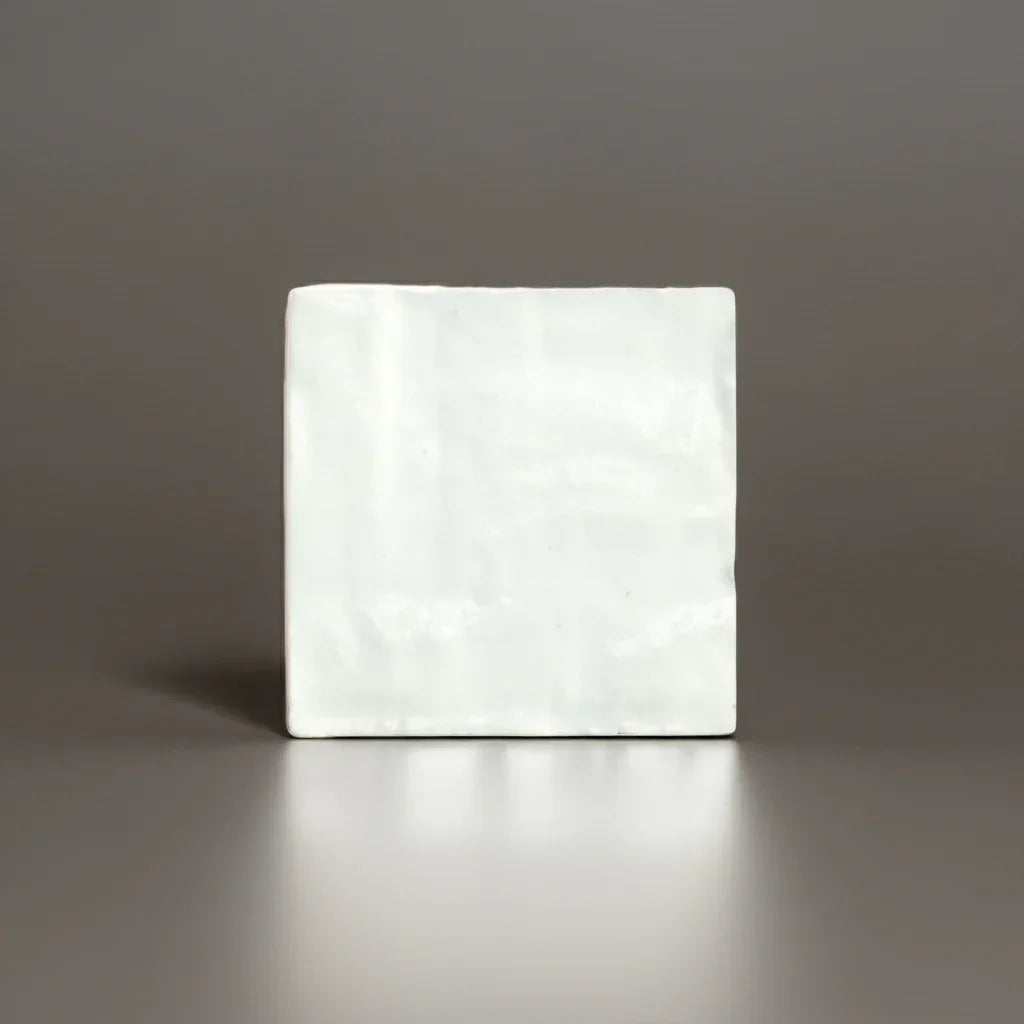 Zellige Pearl Gloss Wall Tiles 10x10cm - Metro Tiles