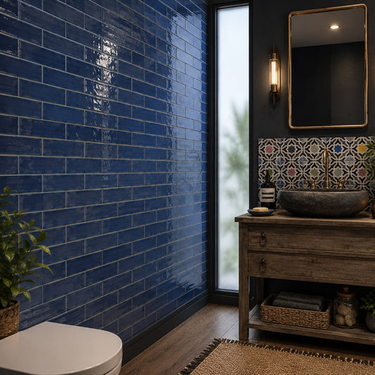 Artesano Colonial Blue Wall Tiles 6.5x20cm