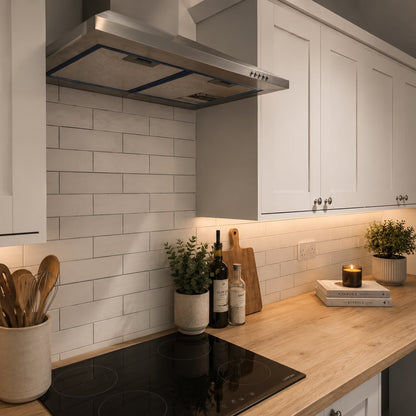 Artesano White Wall Tiles 6.5x20cm