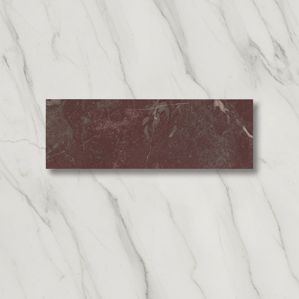 Chelsea Rose Marble Porcelain Wall Tile 6x25cm