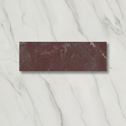 Chelsea Rose Marble Porcelain Wall Tile 6x25cm