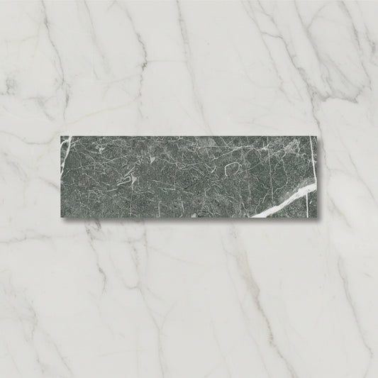 Chelsea Green Marble Porcelain Wall Tile 6x25cm