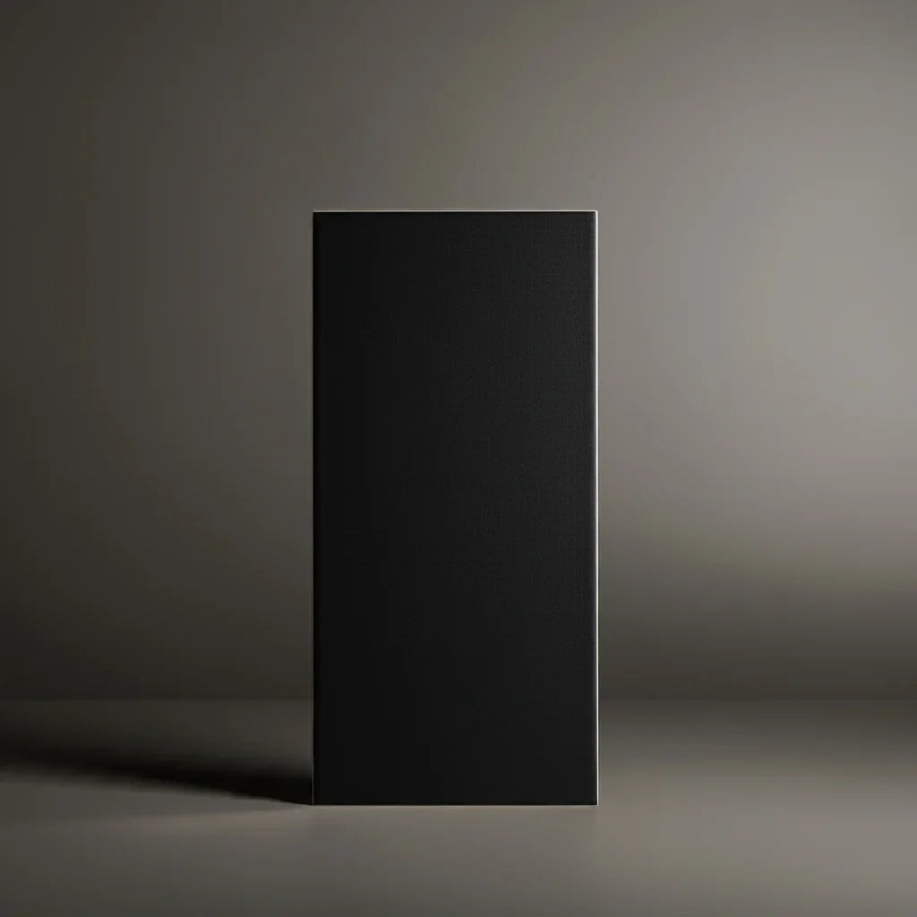 Metro Black Matt Flat 10x20cm Tiles - Metro Tiles