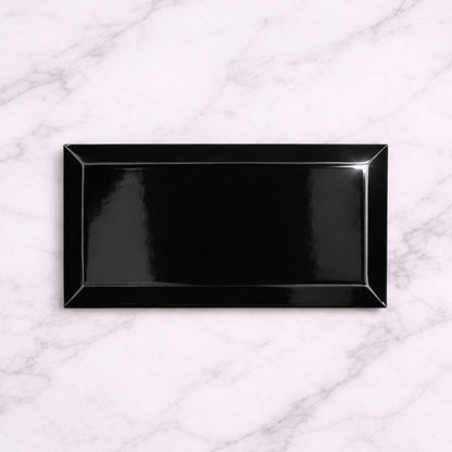 Metro Black Gloss 10x20cm
