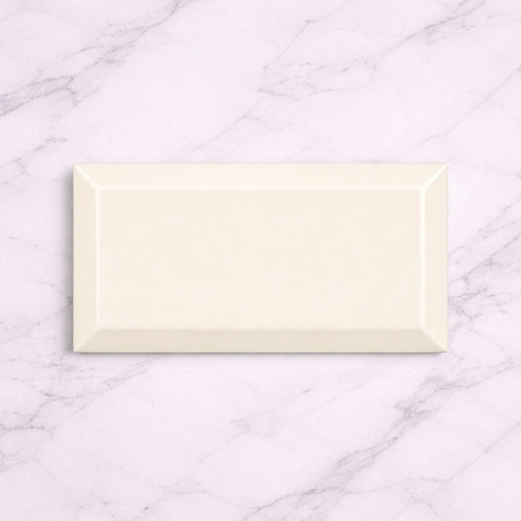 Metro Cream Gloss Wall Tiles 10x20cm