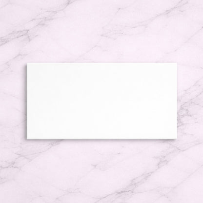 Metro White Flat Matt 10x20cm