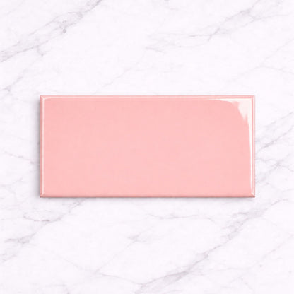 Metro Pink Flat Gloss 10x20cm