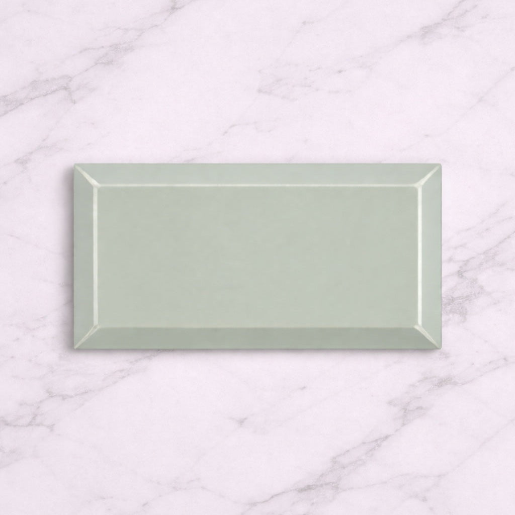 Metro Sage Gloss 10x20cm