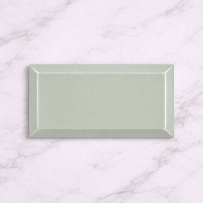 Metro Sage Gloss 10x20cm