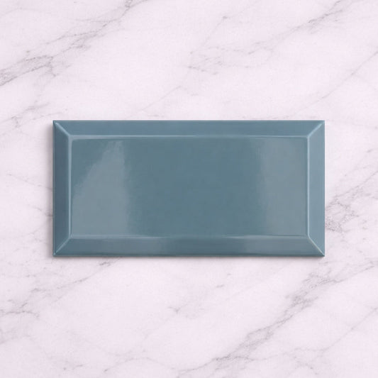 Metro Turquoise Gloss Wall Tiles 10x20cm