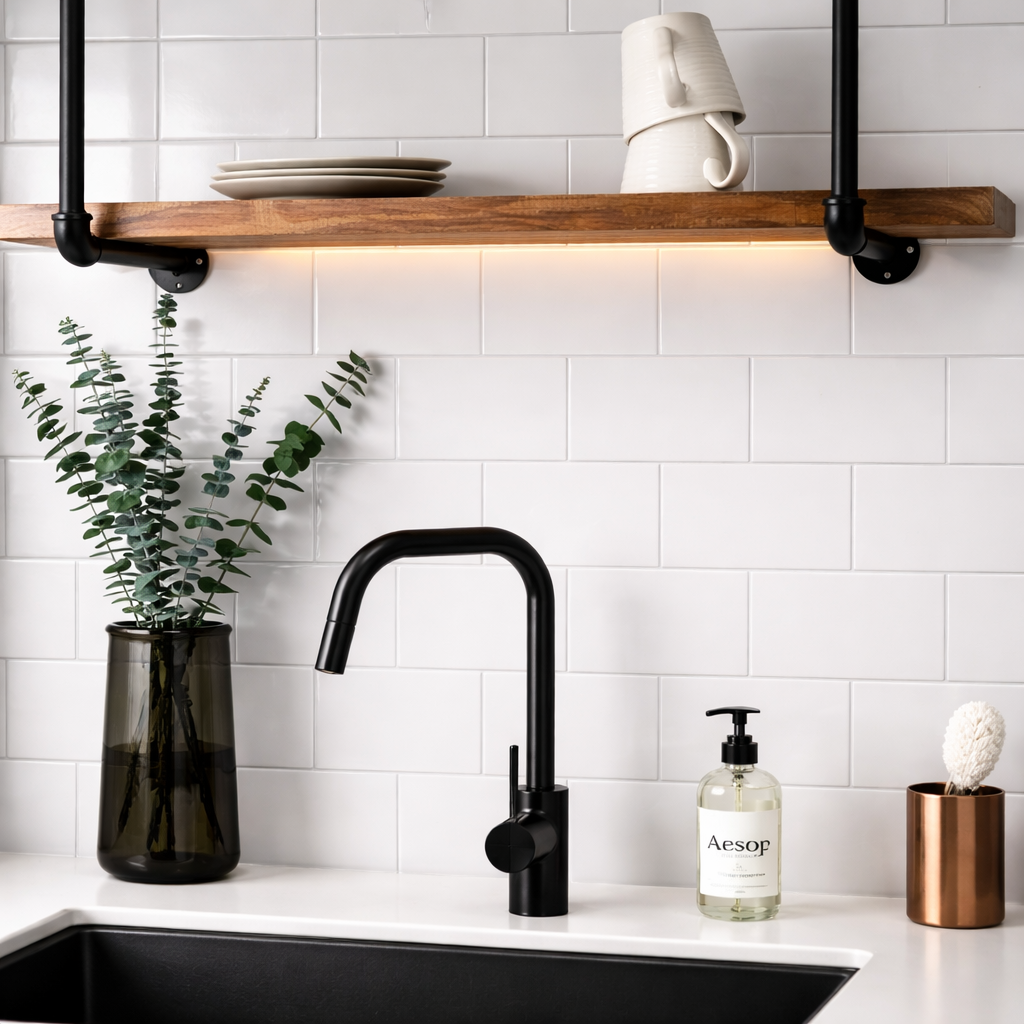 Metro White Flat Gloss 10x20cm