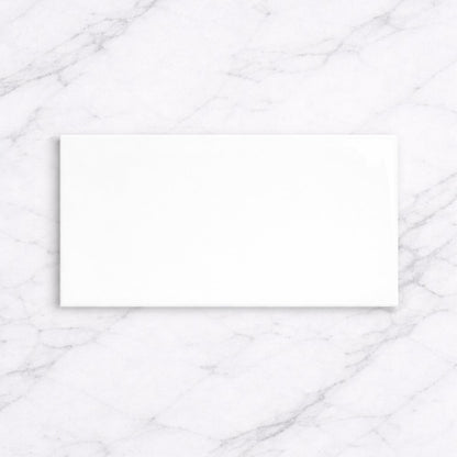 Metro White Flat Gloss 10x20cm