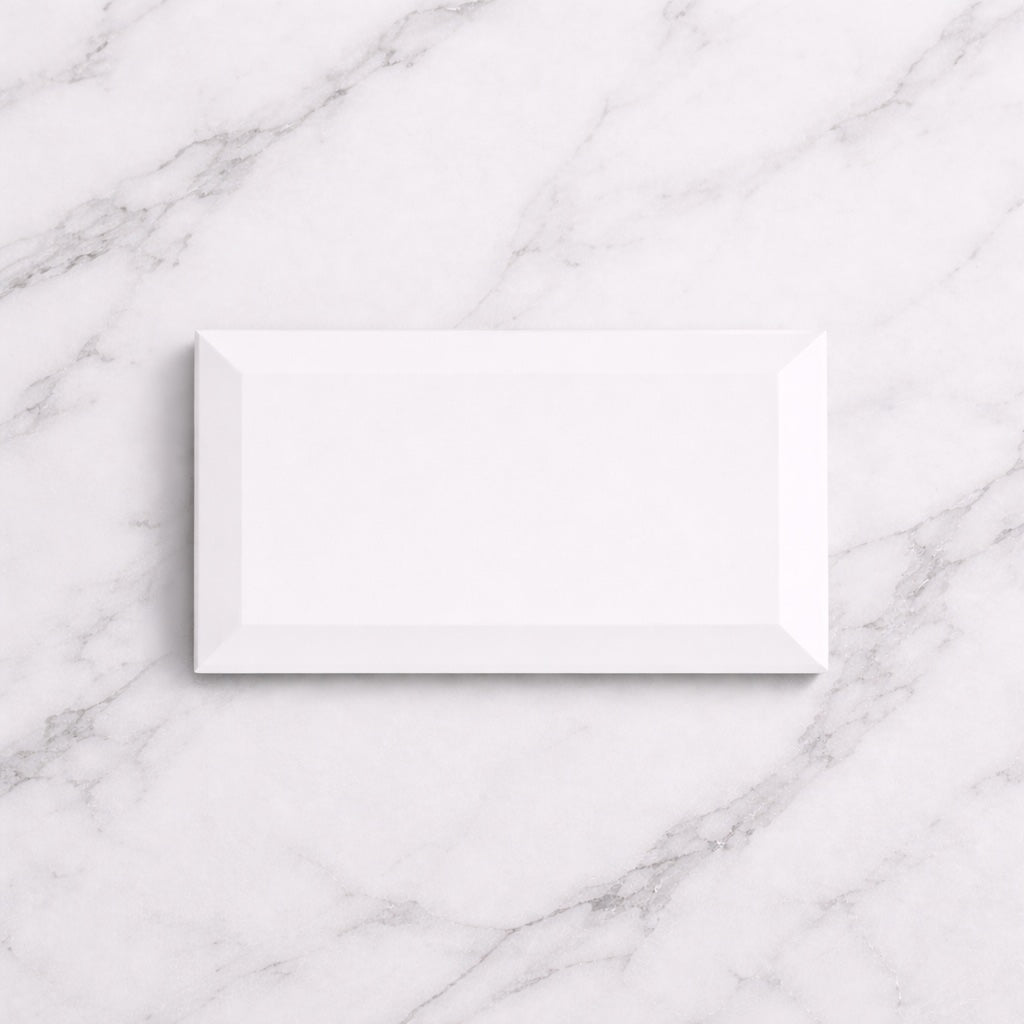 Metro White Matt 10x20cm