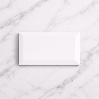 Metro White Matt 10x20cm