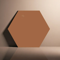 Hexagon Terracotta Matt Wall And Floor Tiles 23x27cm - Metro Tiles
