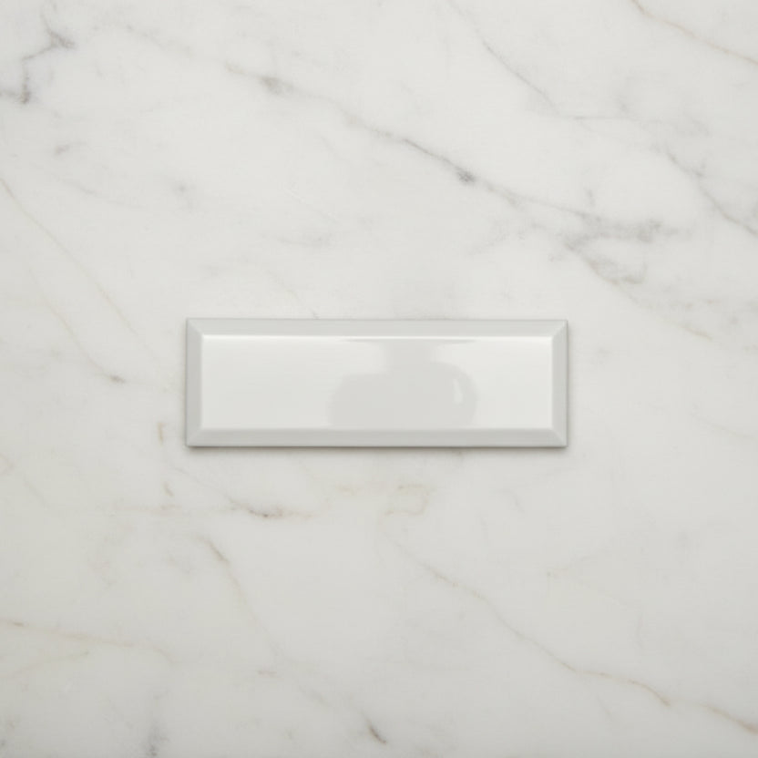 New York Metro Ice White Gloss Wall Tiles