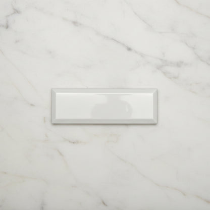 New York Metro Ice White Gloss Wall Tiles