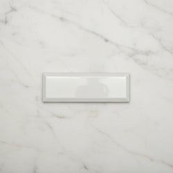 New York Metro Ice White Gloss Wall Tiles