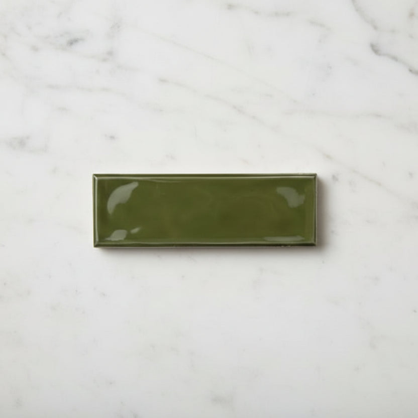 Old English Olive Tan Wall Tile 20x6.5cm