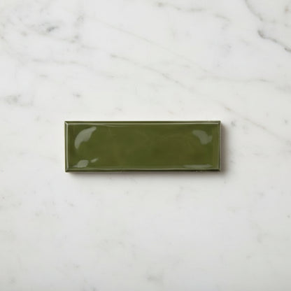 Old English Olive Tan Wall Tile 20x6.5cm