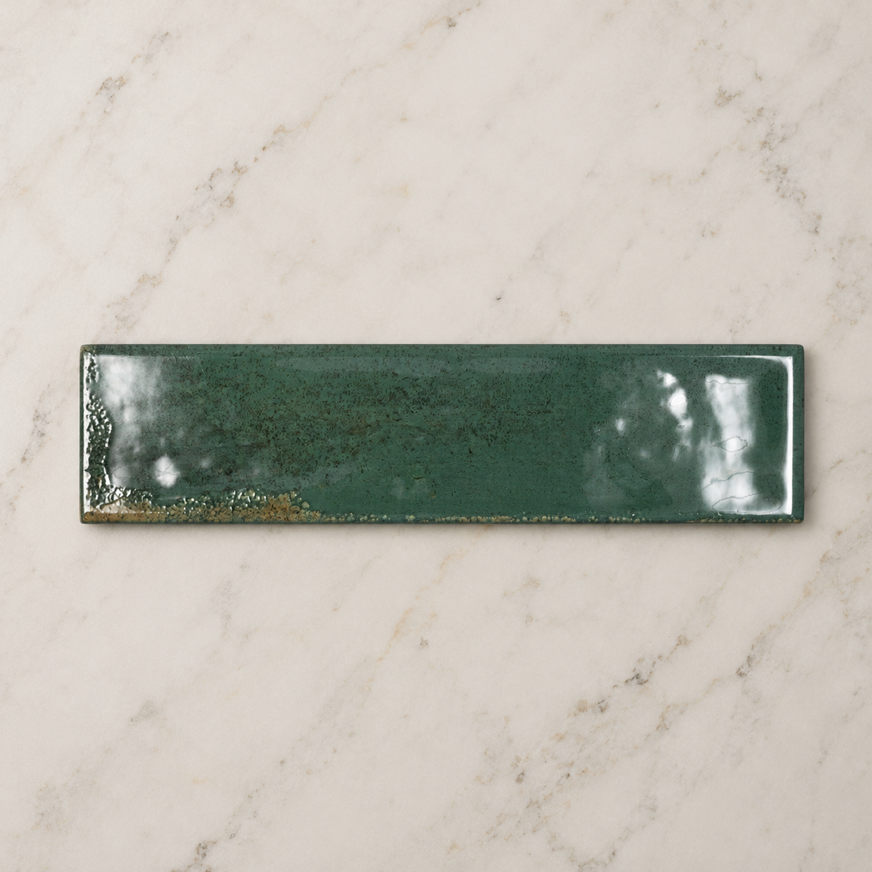 Rio Jungle Green Gloss Wall Tiles 7.5x30cm