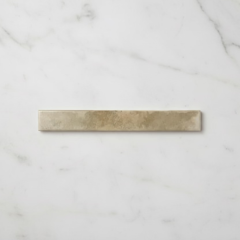 Subway Cream Wall Tile 5x40cm