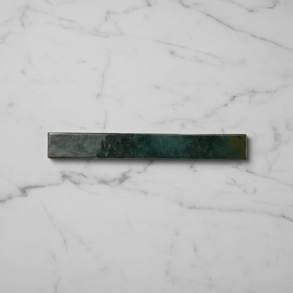 Subway Forest Green Wall Tile 5x40cm