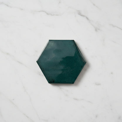 Verona Forest Green Hexagon Wall Tiles