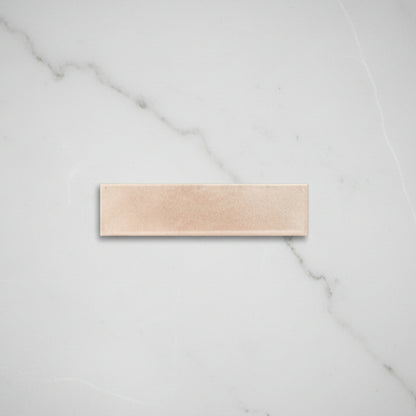 Verona Baby Pink Ceramic Wall Tiles 7.5x30cm