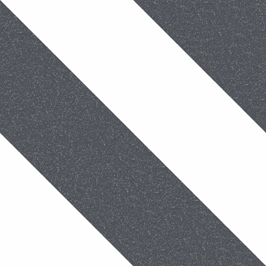 Striped Black Tile 22x22cm - Metro Tiles
