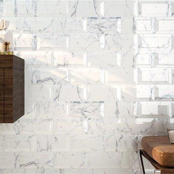 Metro Marble Effect 10x20cm - Metro Tiles