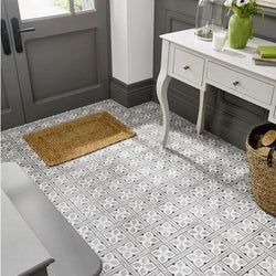 Flossie Grey Feature Tiles 33x33cm - Metro Tiles