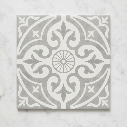 Hampton Silver Feature Tiles 33x33cm - Metro Tiles