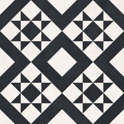Monochrome Retro Patterned Tiles 33x33cm - Metro Tiles