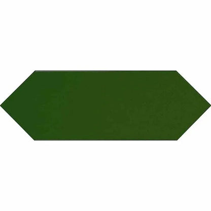 Picket Bottle Green Gloss Wall Tiles - Metro Tiles