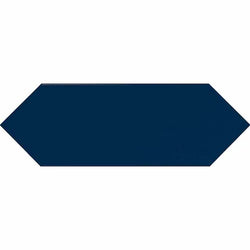 Picket Dark Blue Gloss Wall Tiles - Metro Tiles