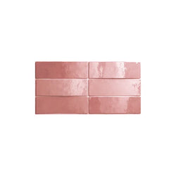 Artesano Rose Mallow Wall Tiles 6.5x20cm - Metro Tiles