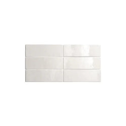 Artesano White Wall Tiles 6.5x20cm - Metro Tiles