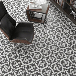 Avignon Geometric Patterned Floor Tiles 31.6x31.6cm - Metro Tiles