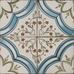Bodega Blue Patterned Tiles - Metro Tiles