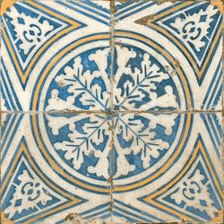 Coimbra Blue Patterned Tiles - Metro Tiles