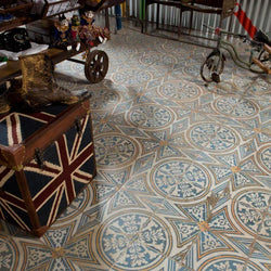 Coimbra Blue Patterned Tiles - Metro Tiles