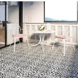 Hampton Black Feature Tiles 33x33cm - Metro Tiles