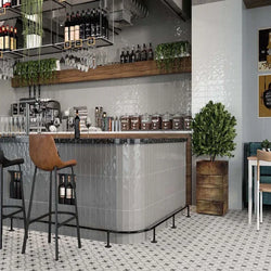 Lucia Pebble Grey Gloss Wall Tiles 7.5x30cm - Metro Tiles