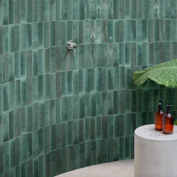 Lume Turquoise Wall And Floor Tiles 6x24cm - Metro Tiles