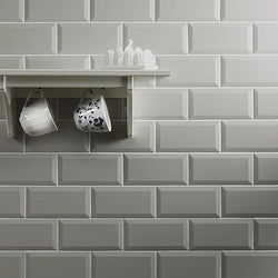 Metro Sage Grey Gloss Wall Tiles 10x20cm - Metro Tiles