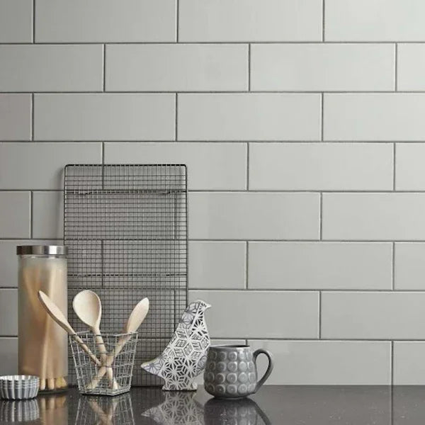 Urban Metro White Matt Flat 10x30cm - Metro Tiles
