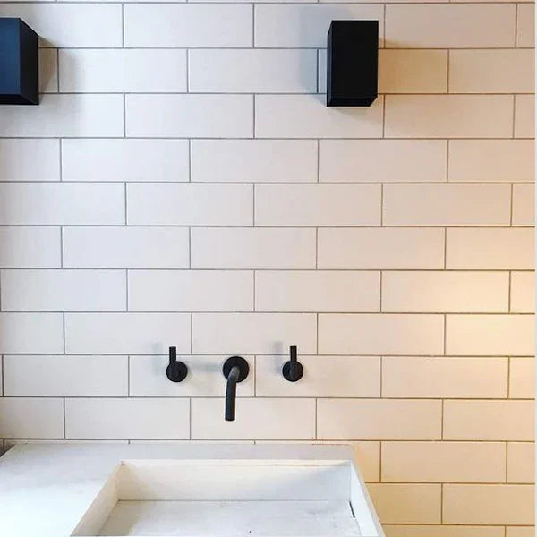 Urban Metro White Matt Flat 10x30cm - Metro Tiles