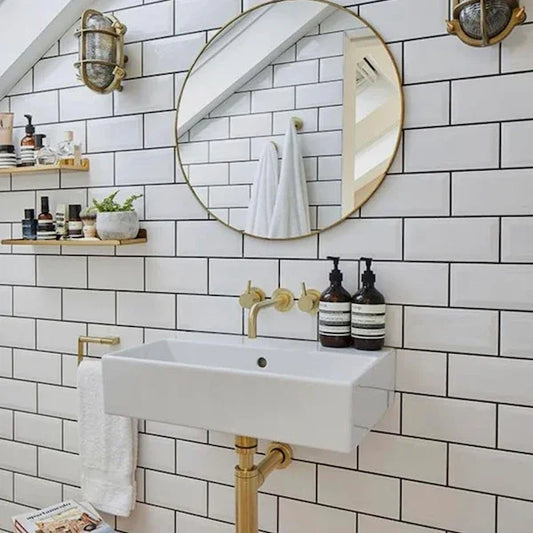 Metro White Gloss 10x20cm - Metro Tiles